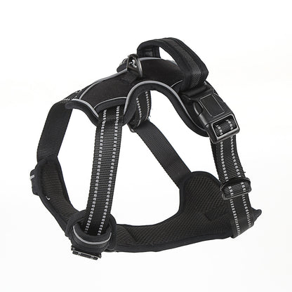 Breathable mesh dog walking harness
