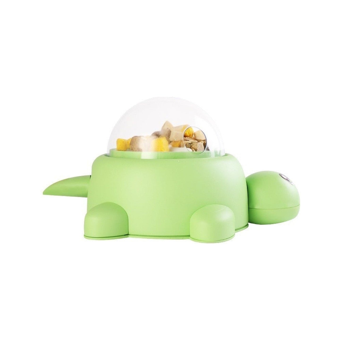 Turtle puzzle feeder for cats - press and feed